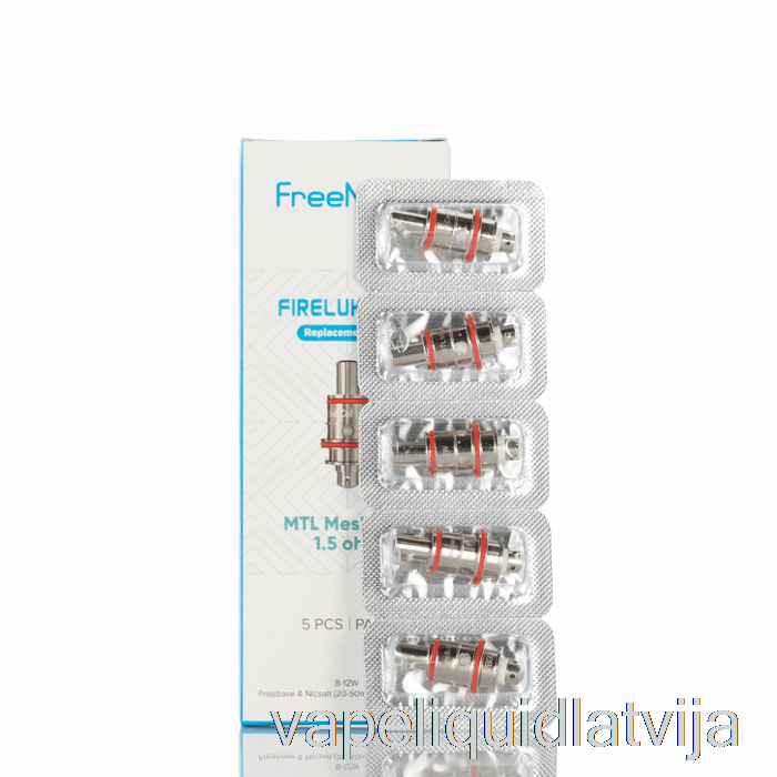 Freemax Fireluke 22 Mesh Coils 1,5ohm Spoles Vape šķidrums